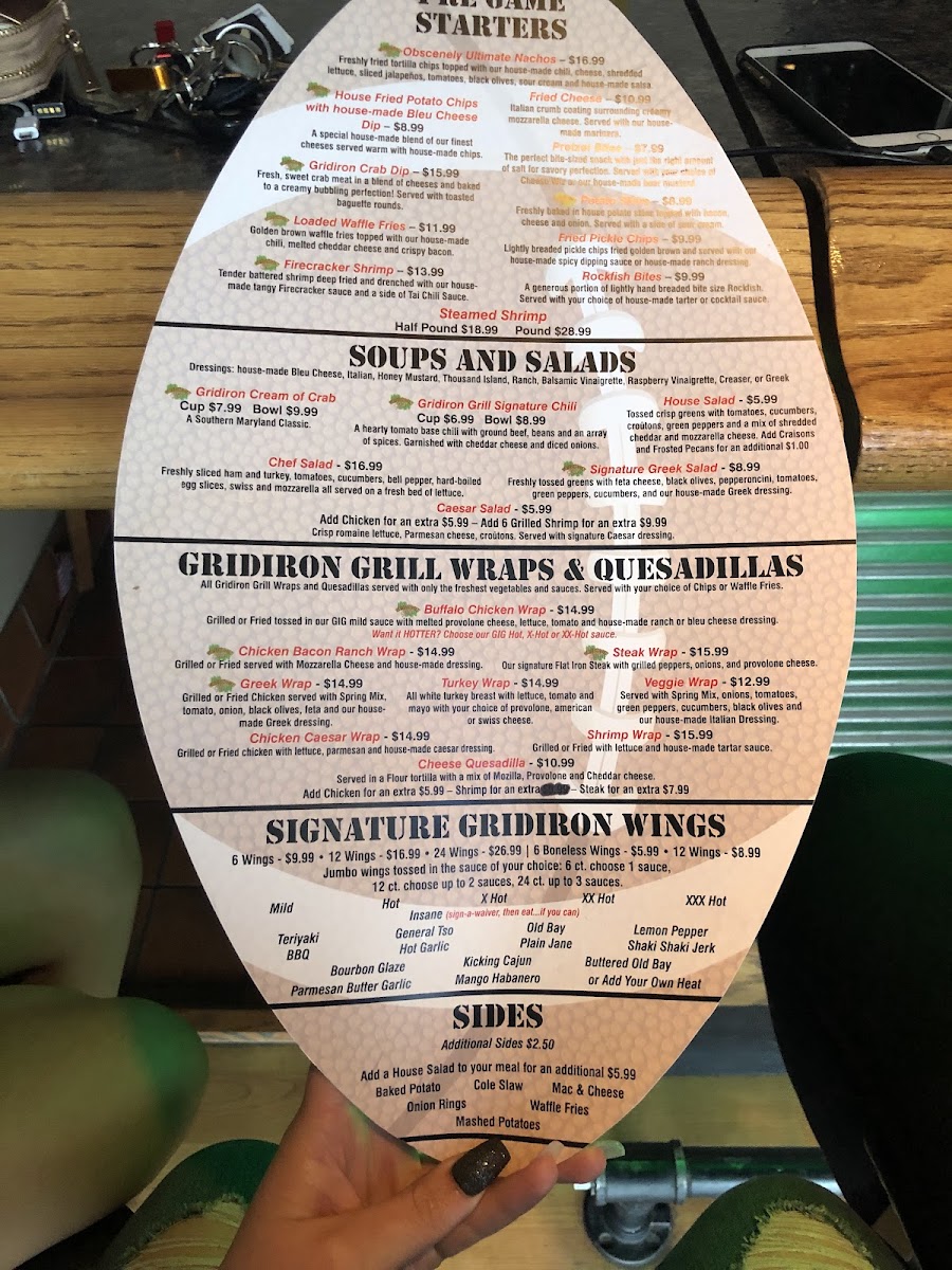 Gridiron Grill Menu-4